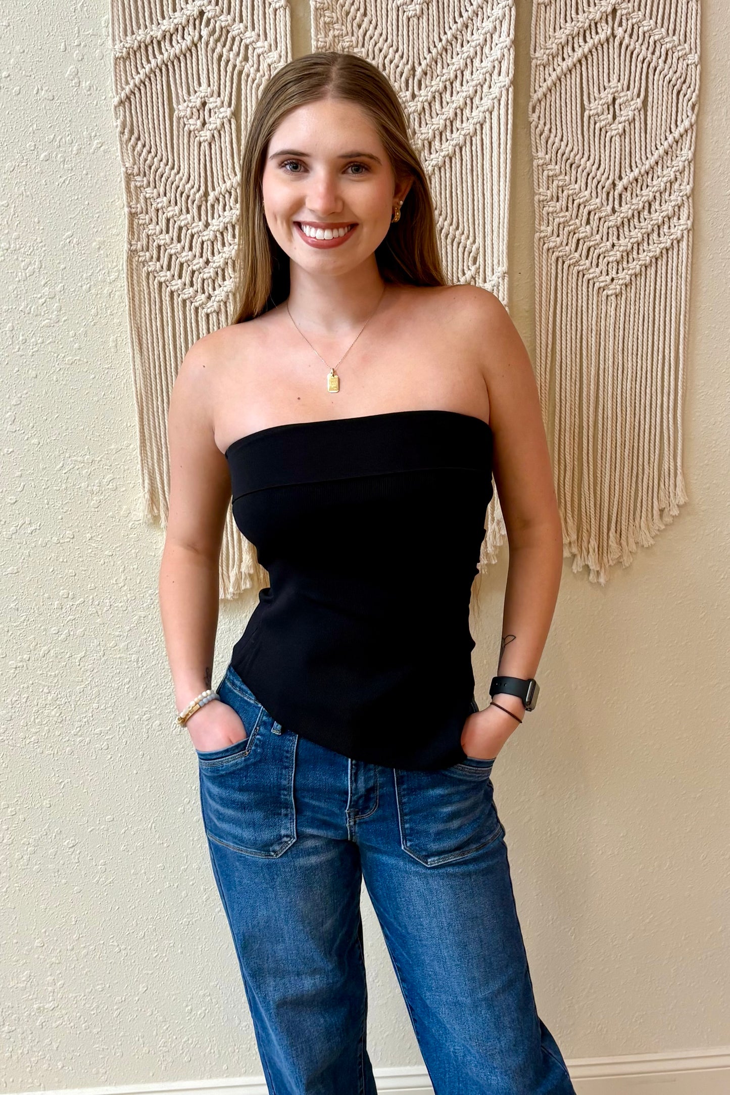 Mallory Asymmetrical Tube Top