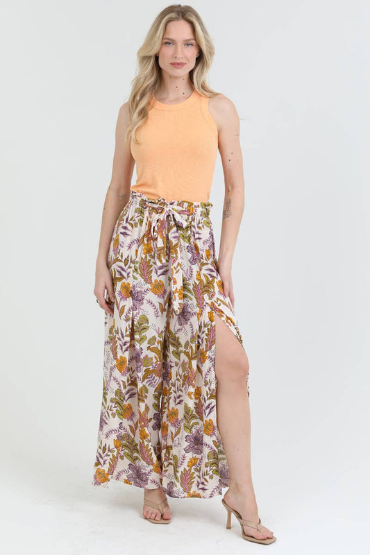 Fern Wide Leg Tie Front Pants