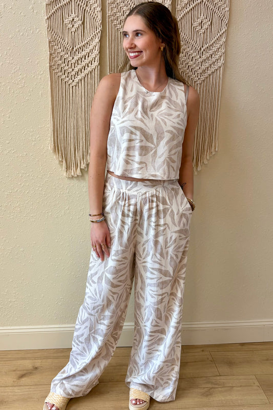 Tulum Linen Wide Leg Pants