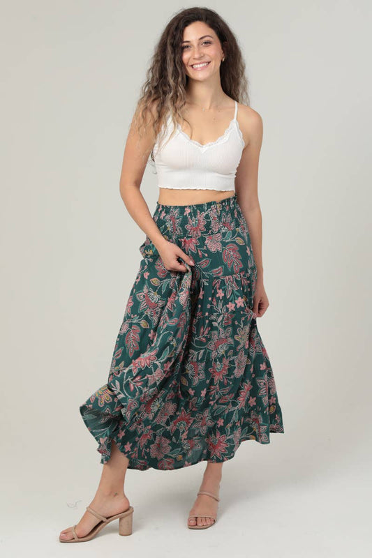 Opal Tiered Maxi Skirt