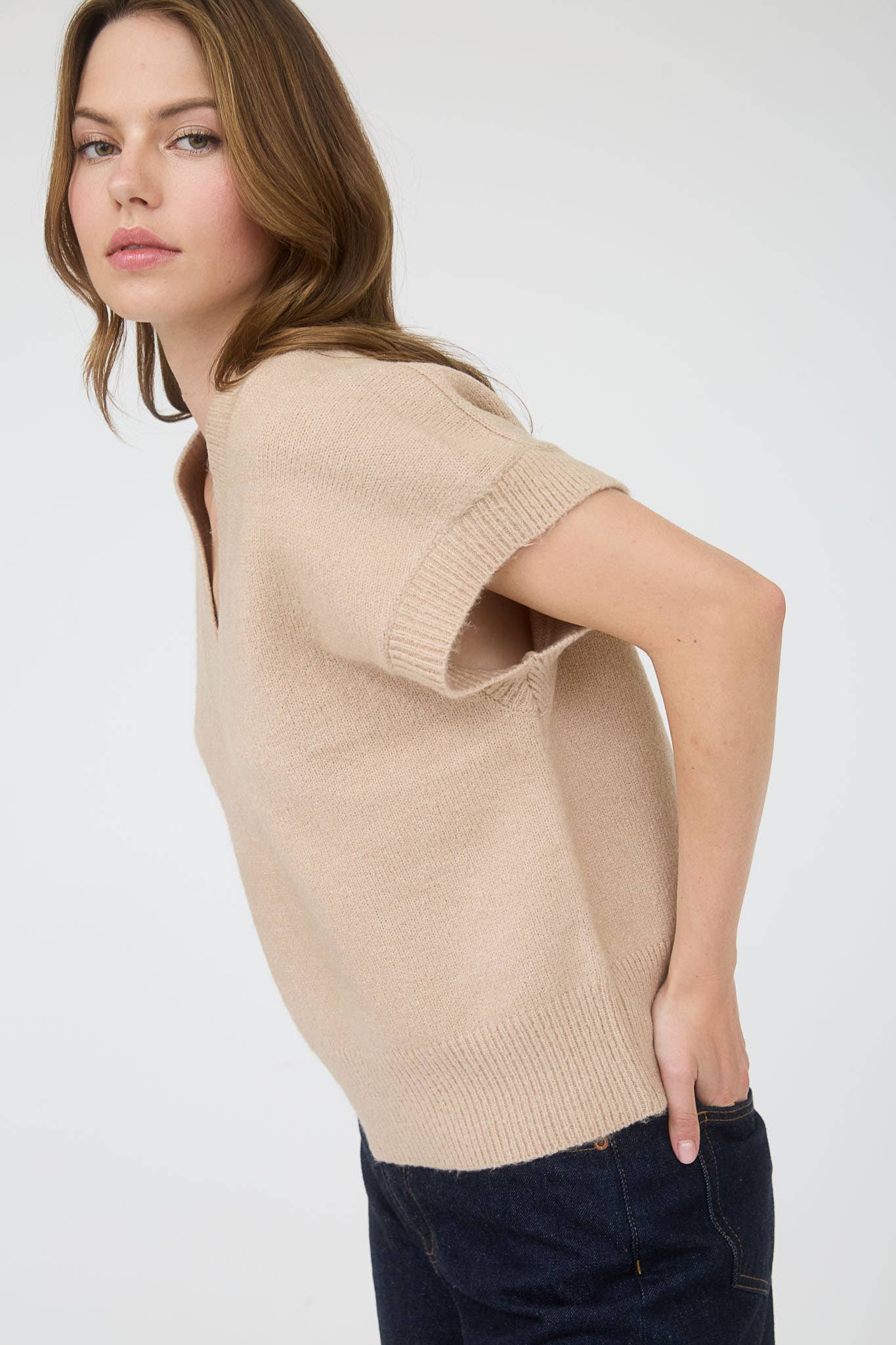 Peyton Short Sleeve Sweater