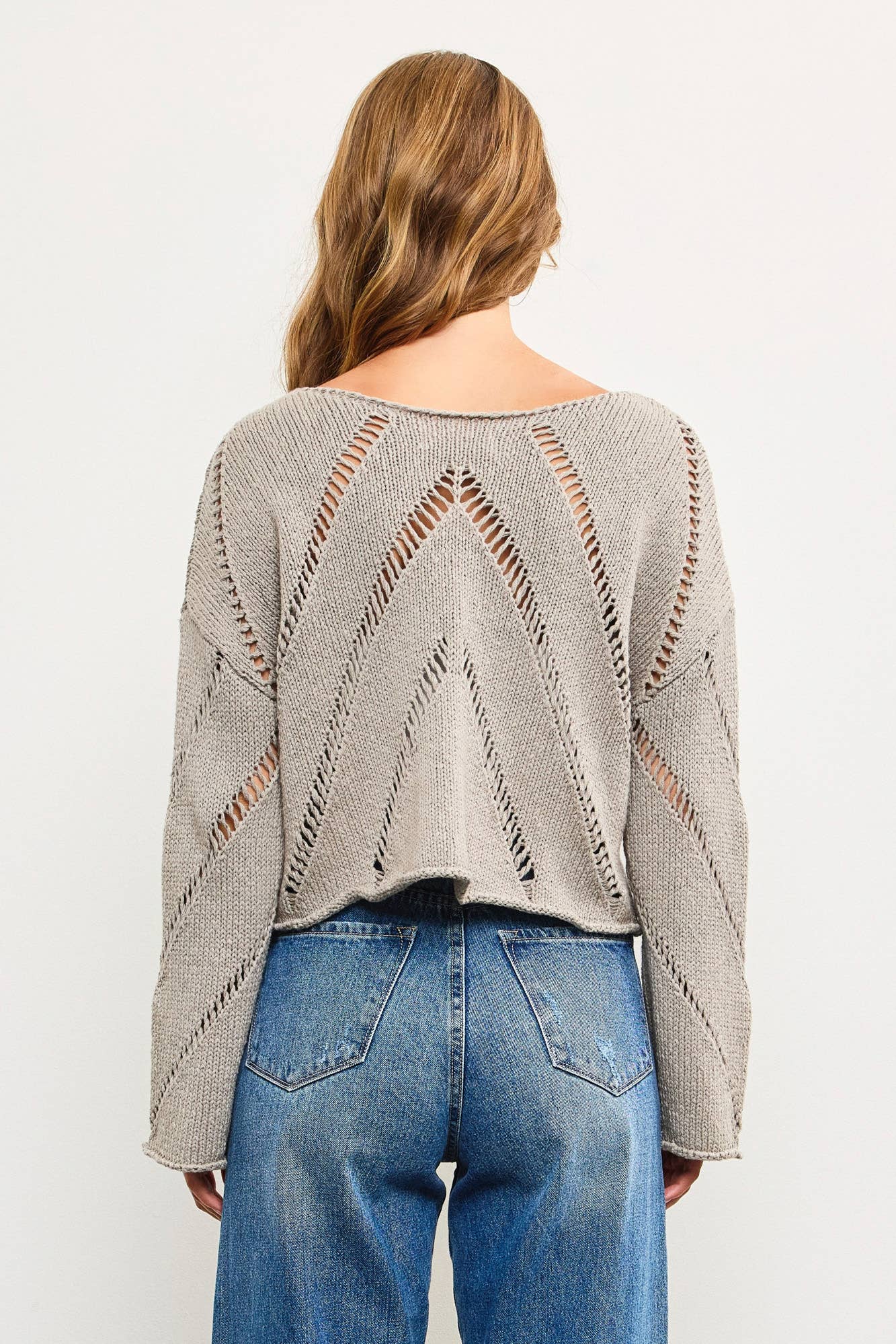 Ember Open Weave Knit Sweater