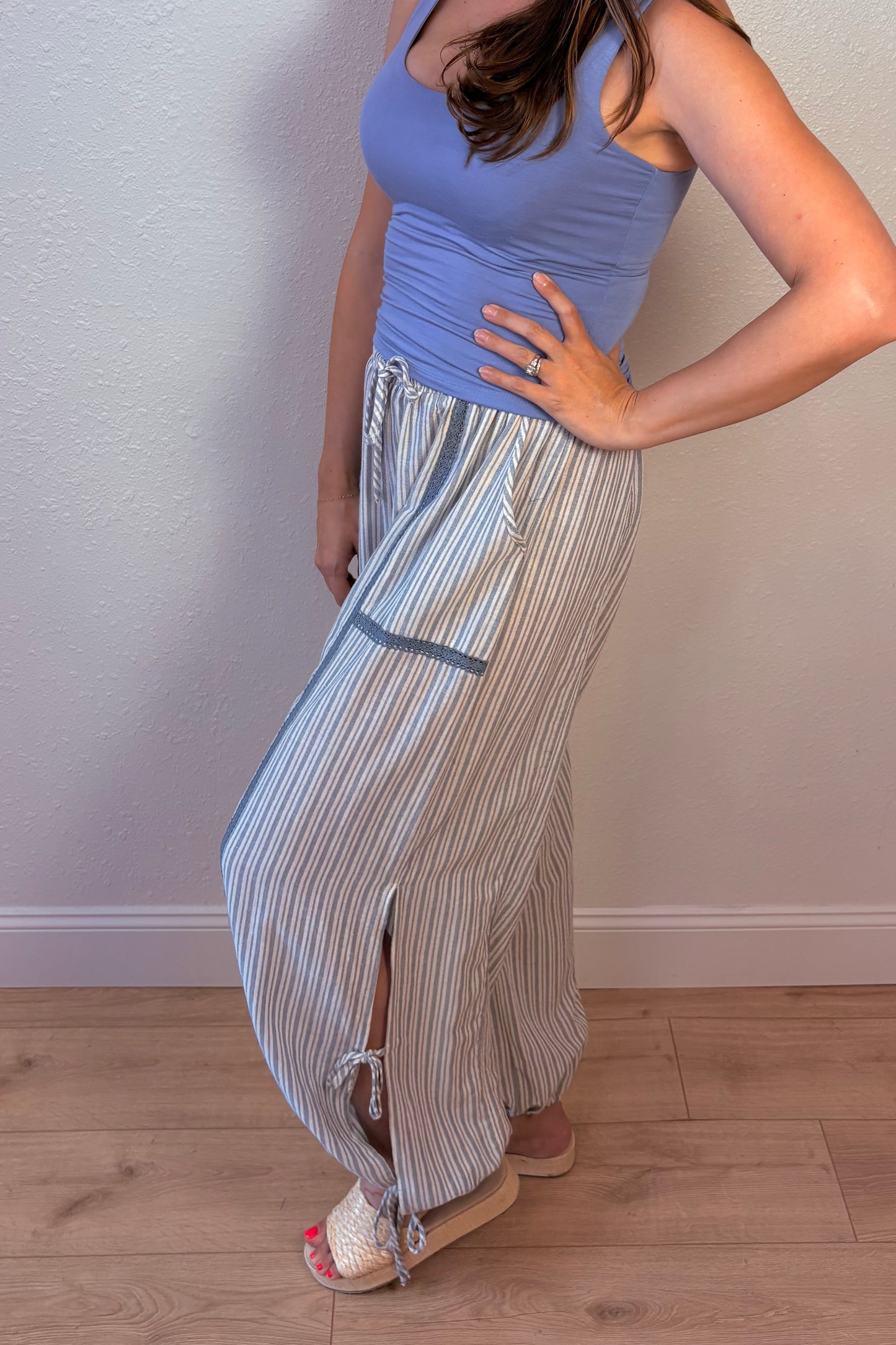 Delaney Stripe Lightweight Pants