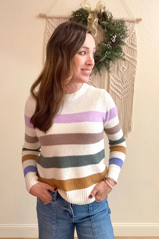 Mallory Multi Stripe Sweater