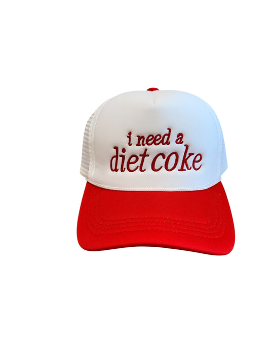 I Need a Diet Coke Mesh Trucker Hat