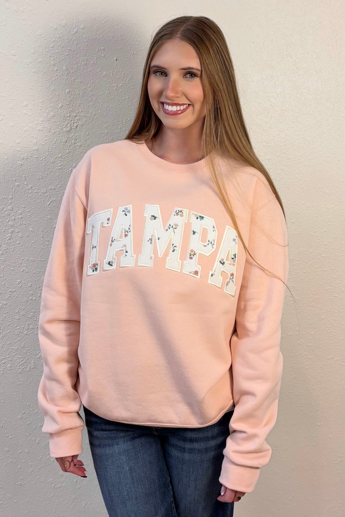 Tampa Applique Embroidered Sweatshirt