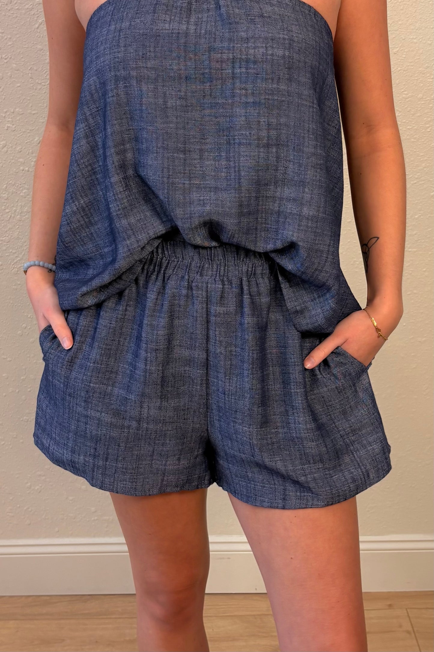 Reese Lightweight Denim Shorts