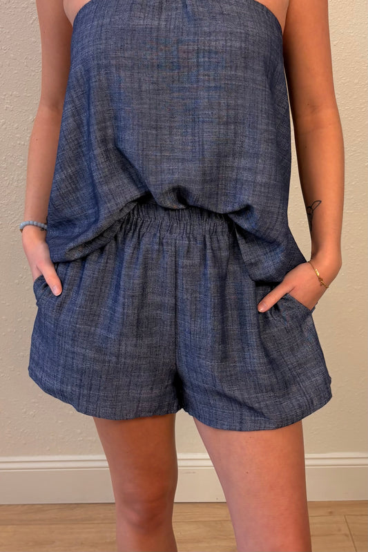 Reese Lightweight Denim Shorts