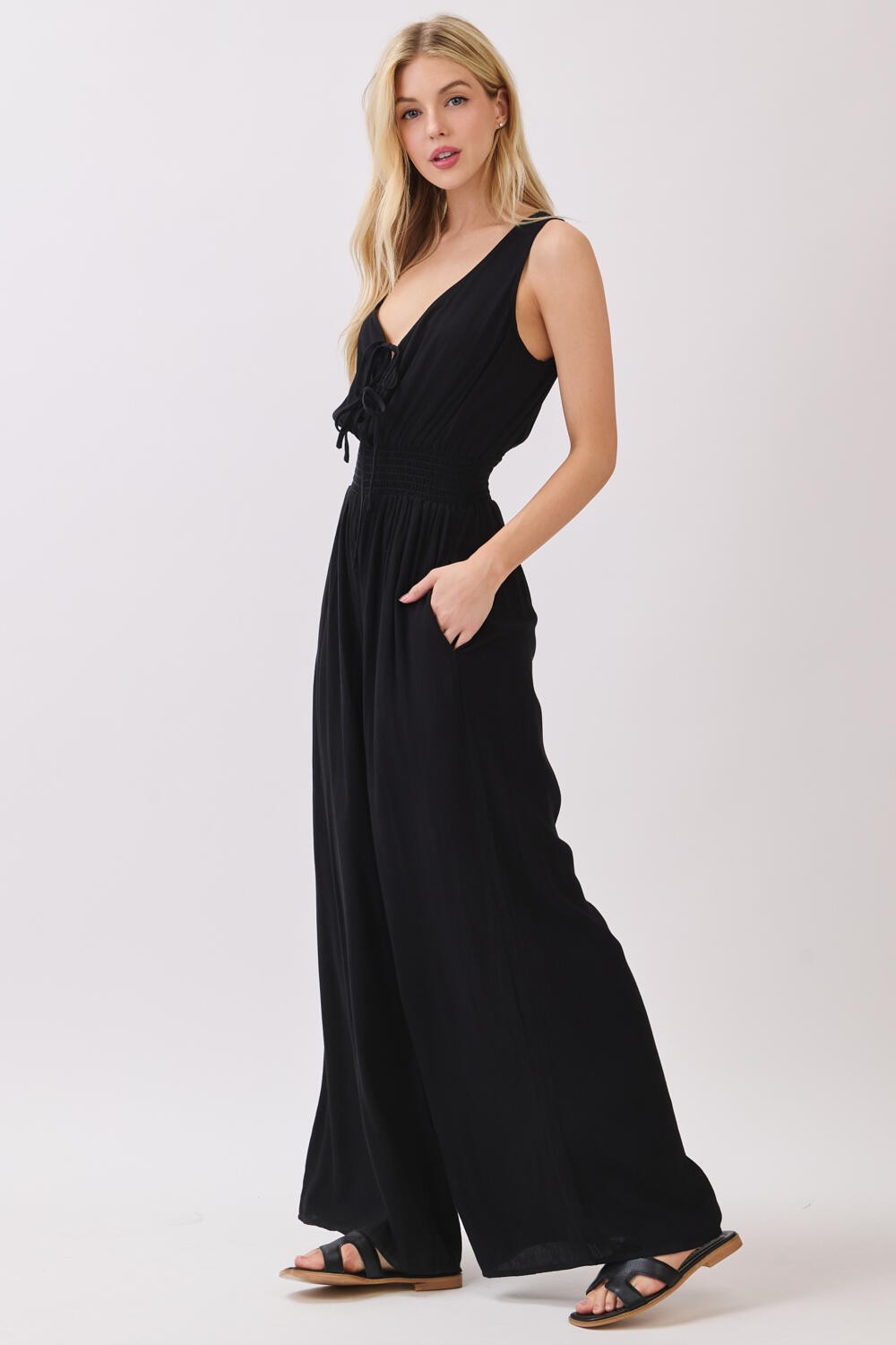 Aurelia Front Tie Jumpsuit