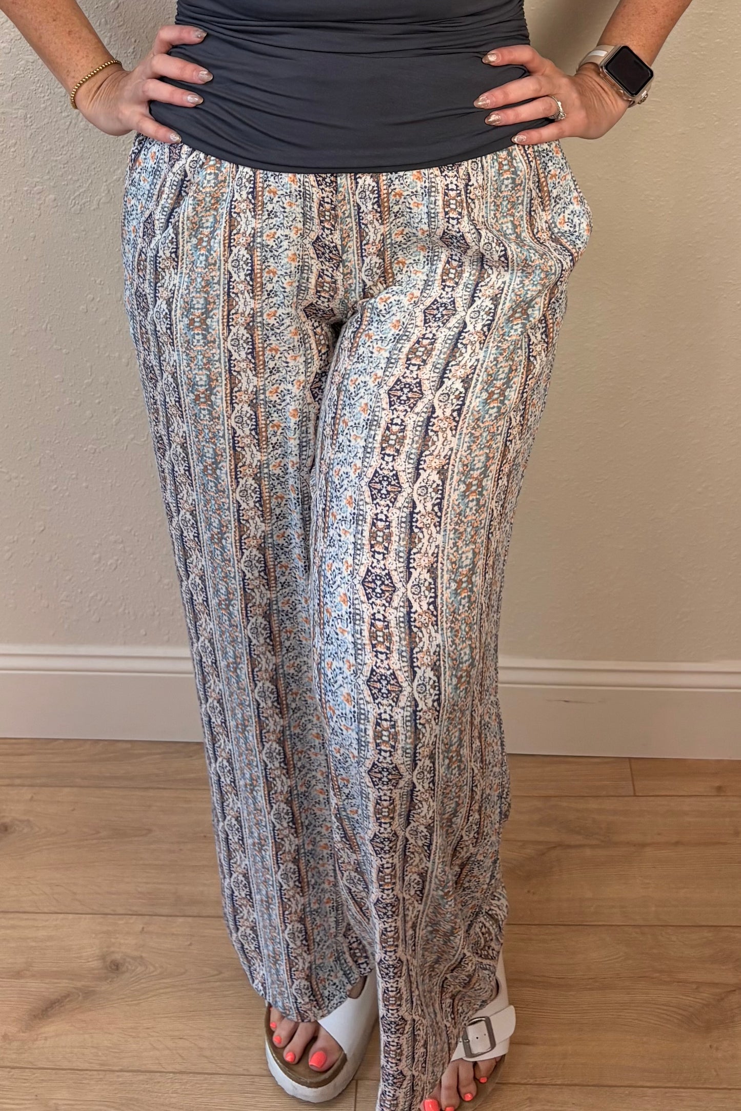 Willow Wide Leg Printed Pants