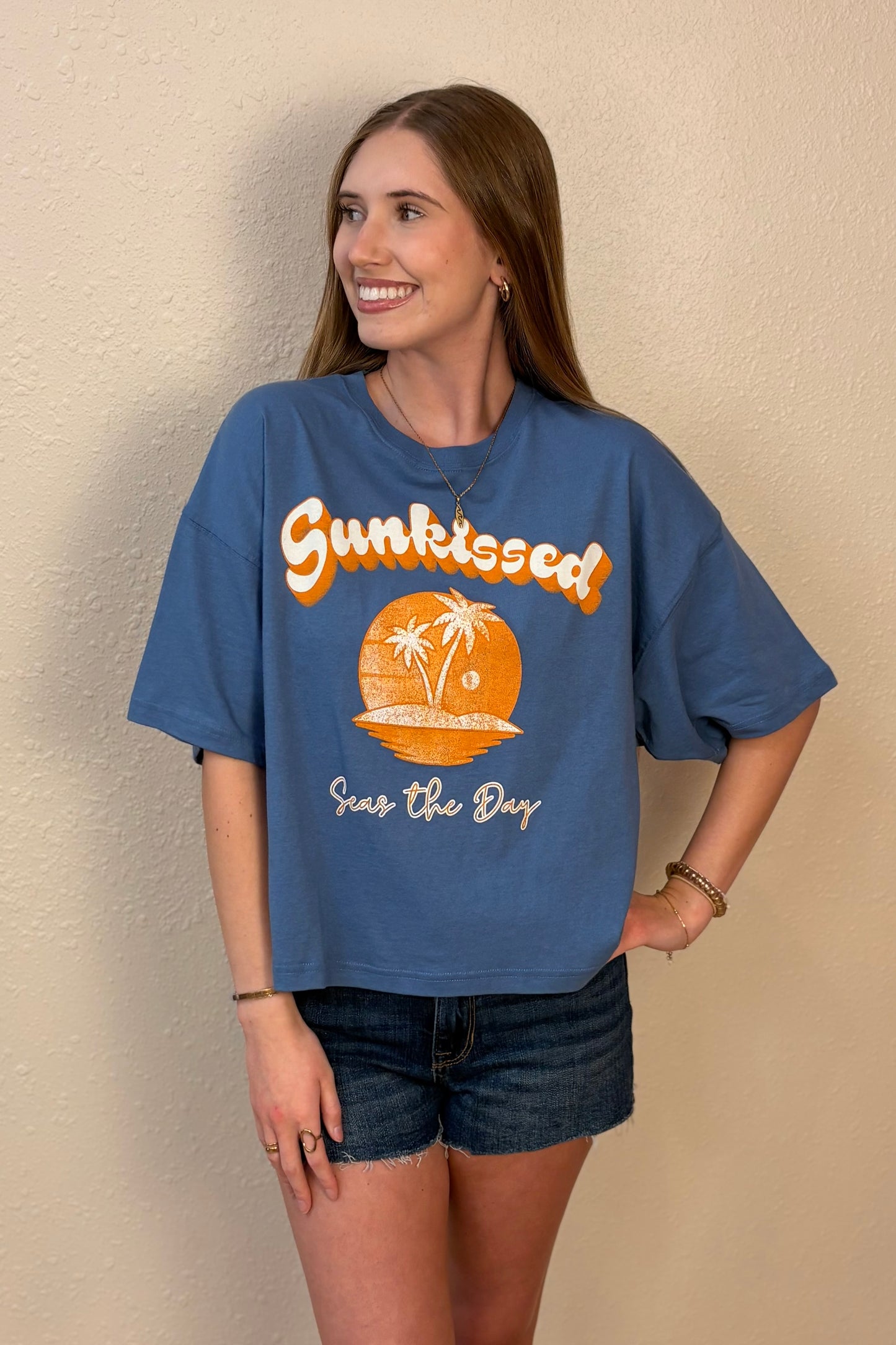 Sunkissed Seas The Day Graphic Tee Shirt