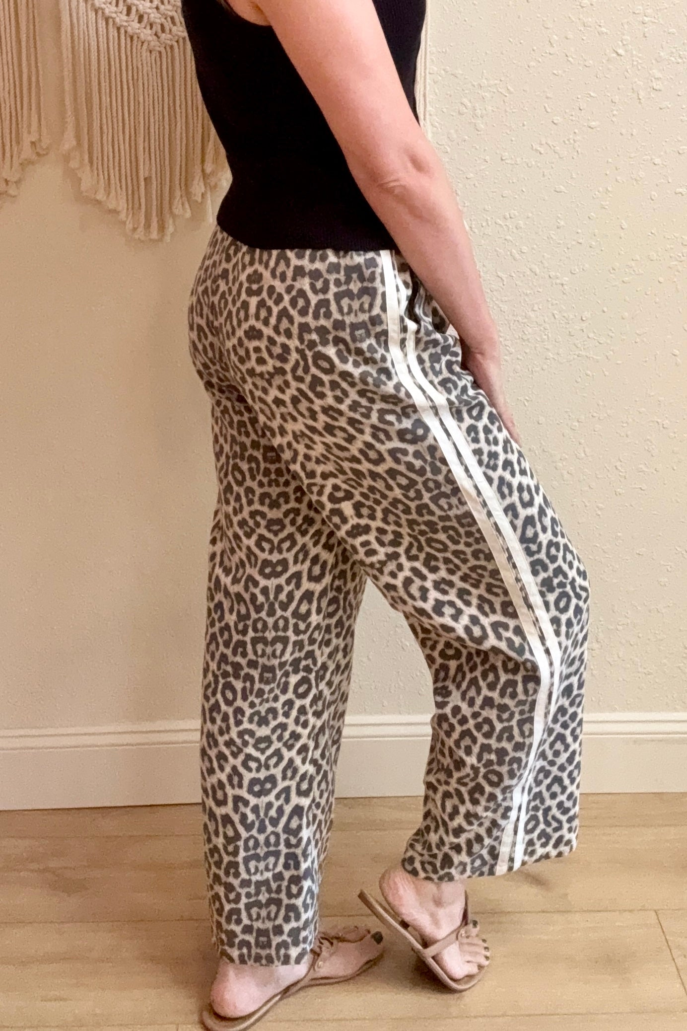Emmory Leopard Track Pants