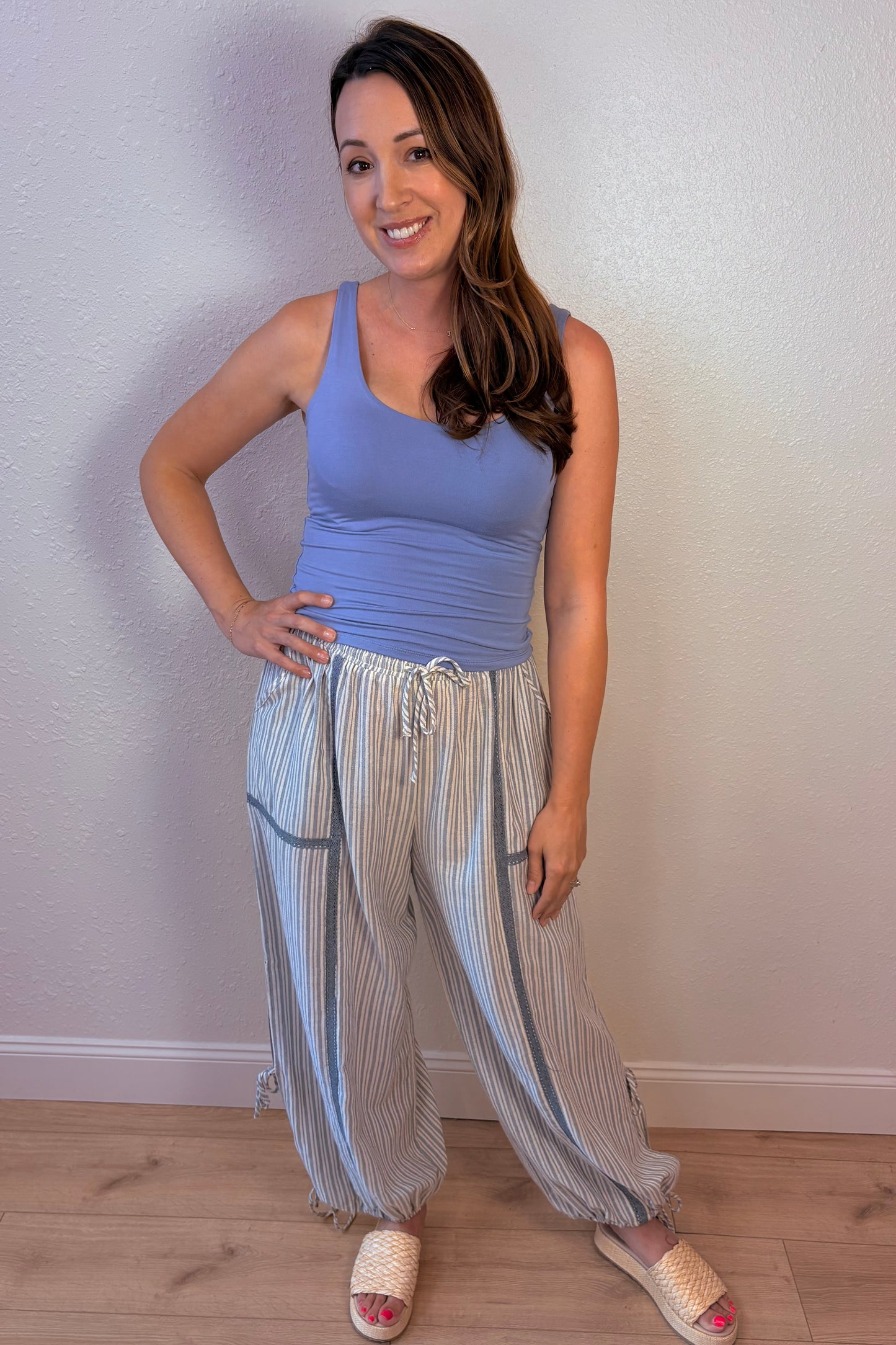 Delaney Stripe Lightweight Pants