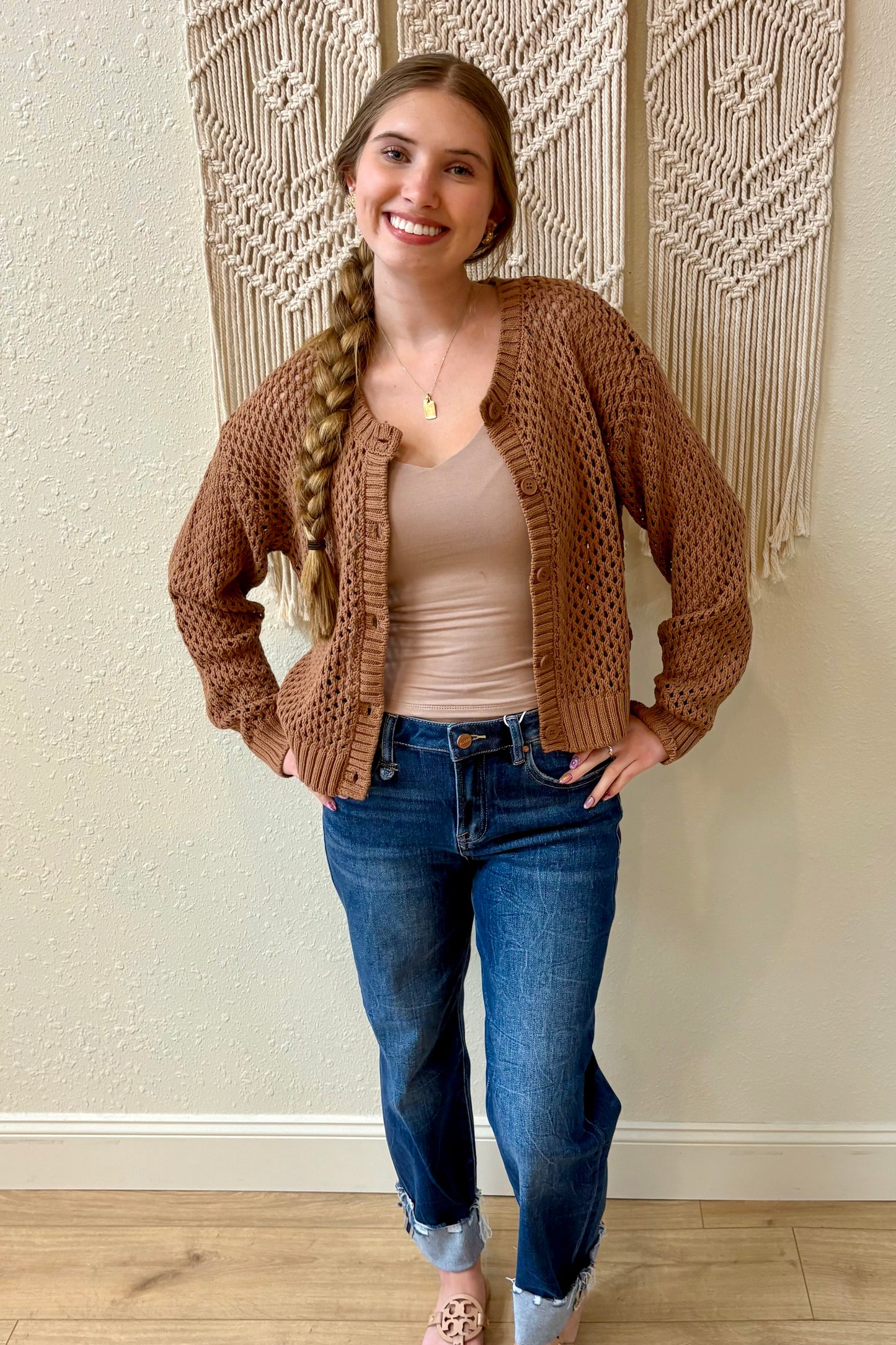 Cecelia Crochet Cardigan Sweater