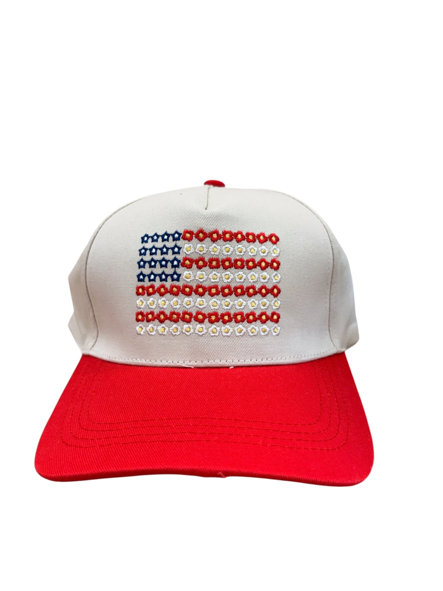 Flowers & Stars USA Hat