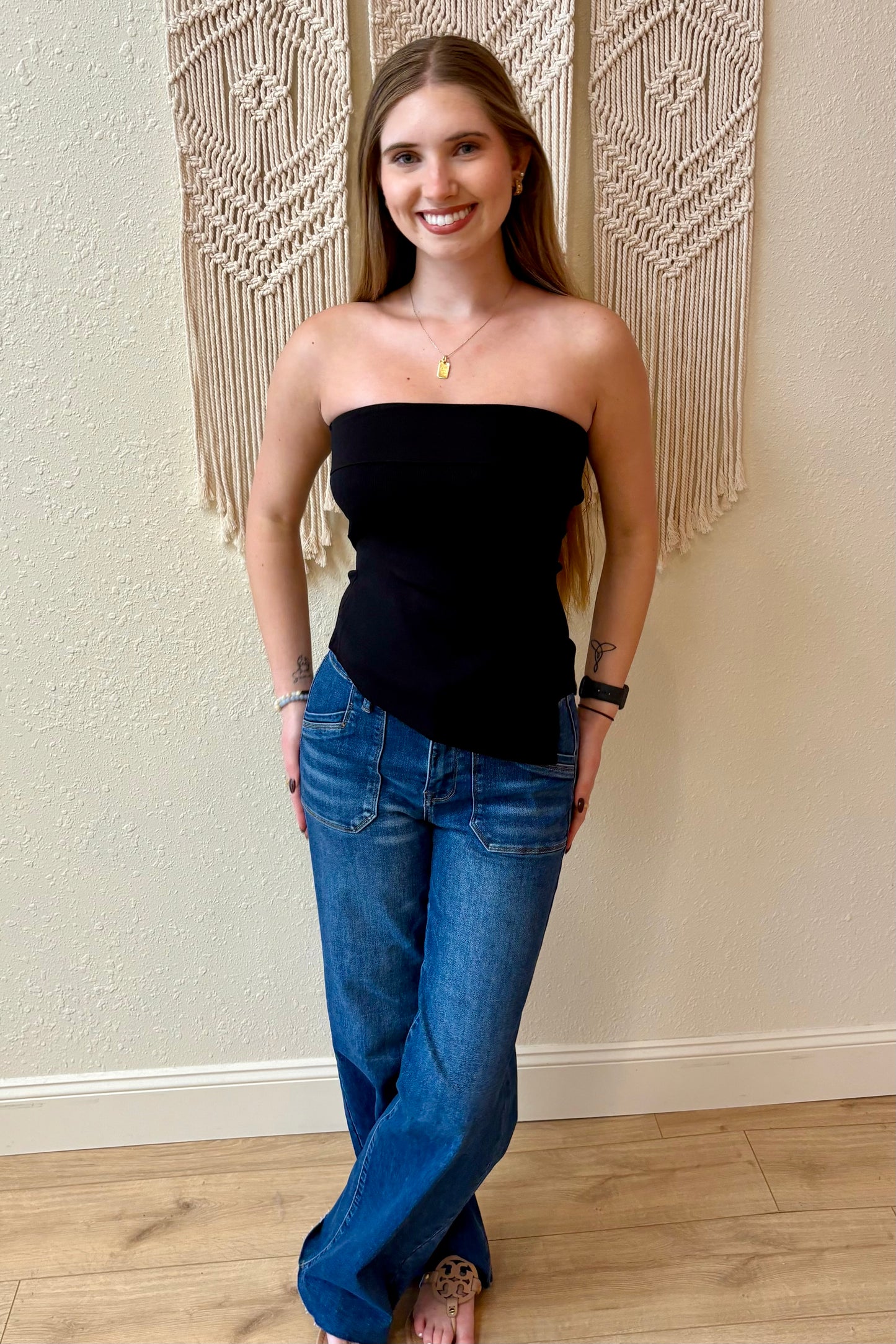 Mallory Asymmetrical Tube Top