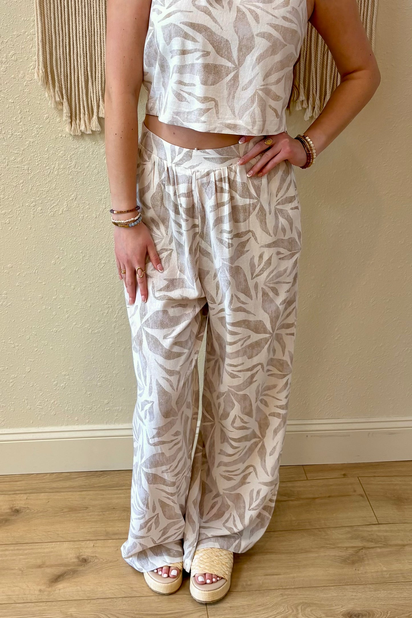 Tulum Linen Wide Leg Pants