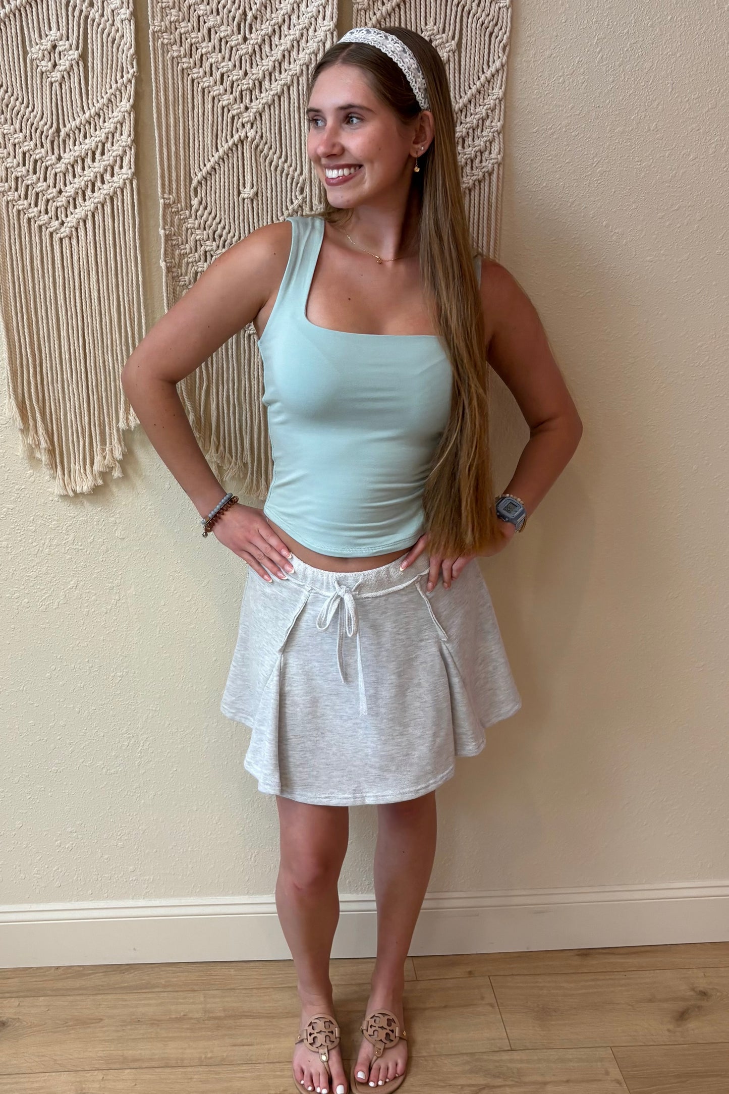 Marlena Cotton Terry Skort