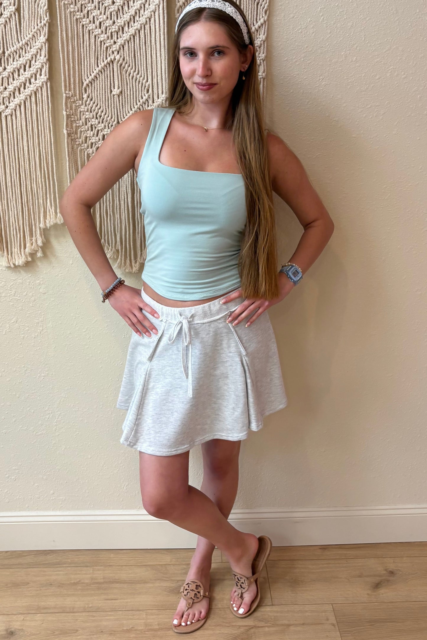 Marlena Cotton Terry Skort