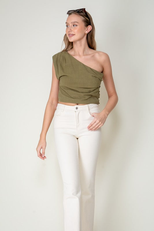 Megan One Shoulder Top