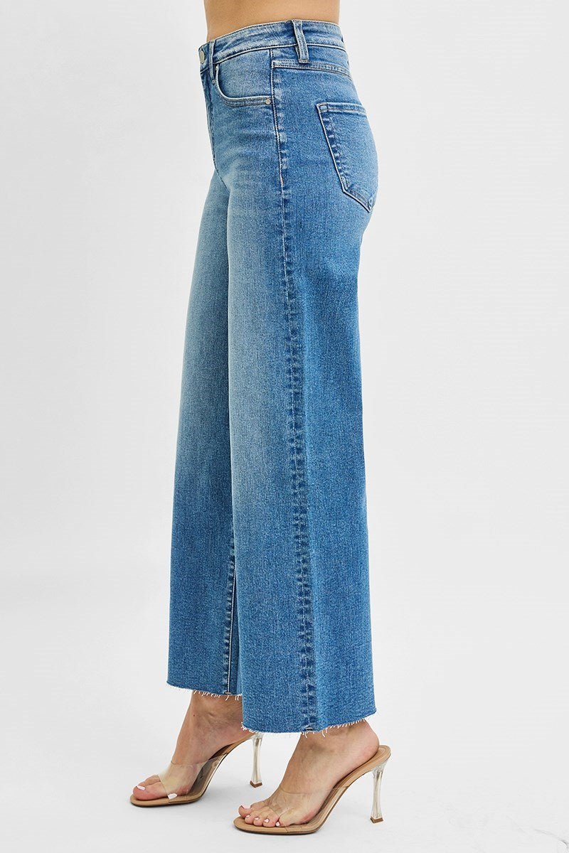 Risen High Rise Wide Leg Crop Jean