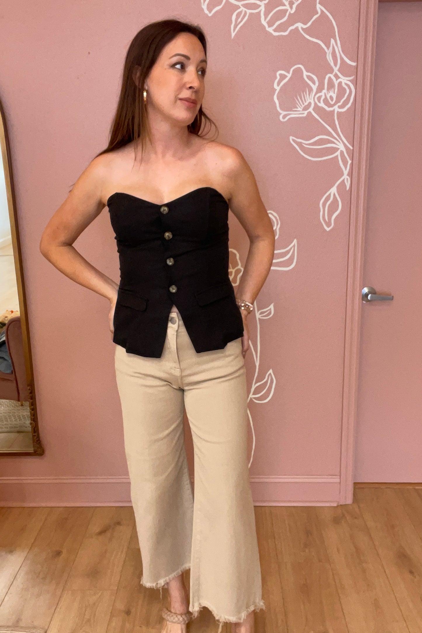 Hailey Strapless Vest Top