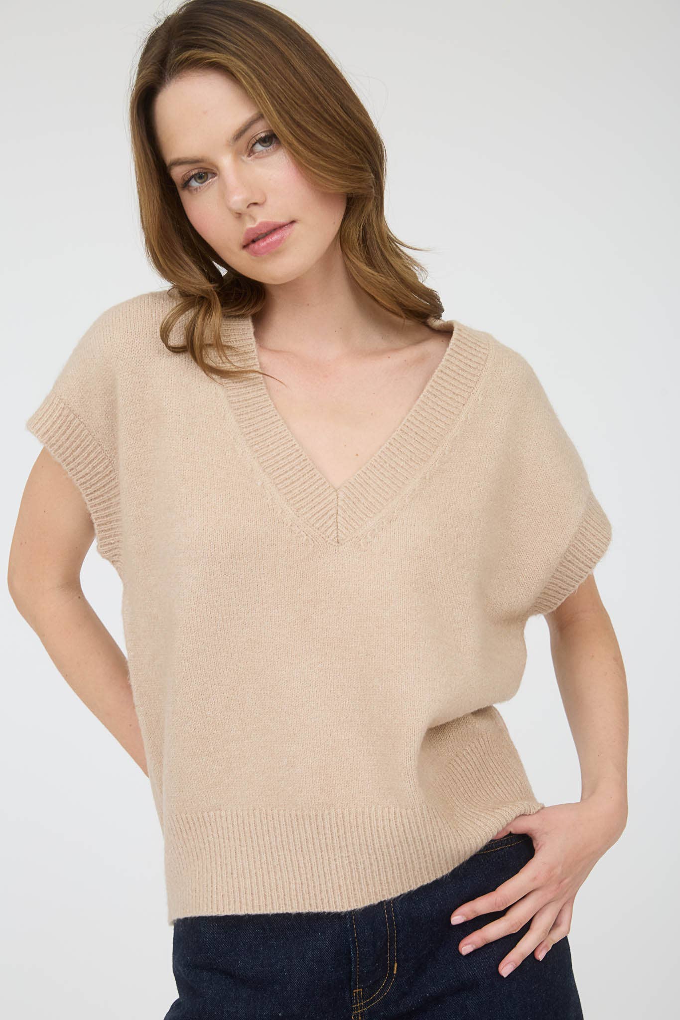 Peyton Short Sleeve Sweater