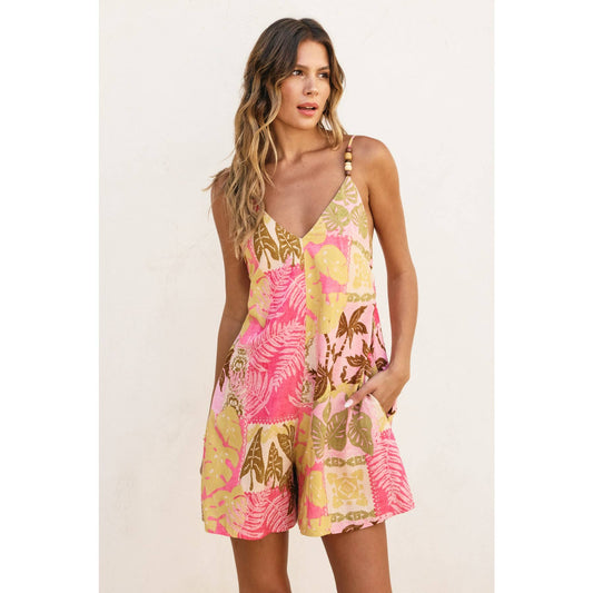 Audrey Tie Back Detail Romper