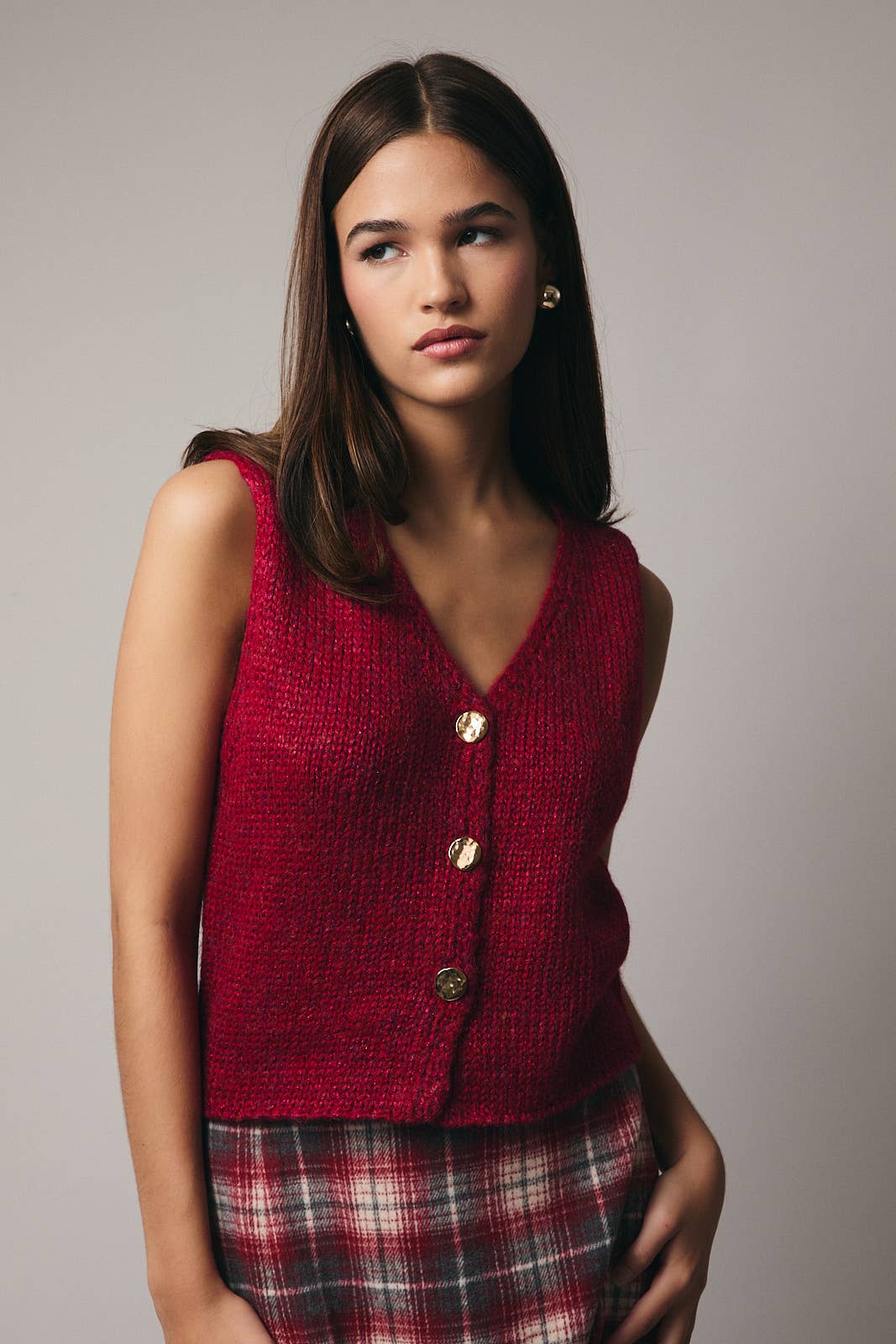 Hadley Lurex Sweater Vest