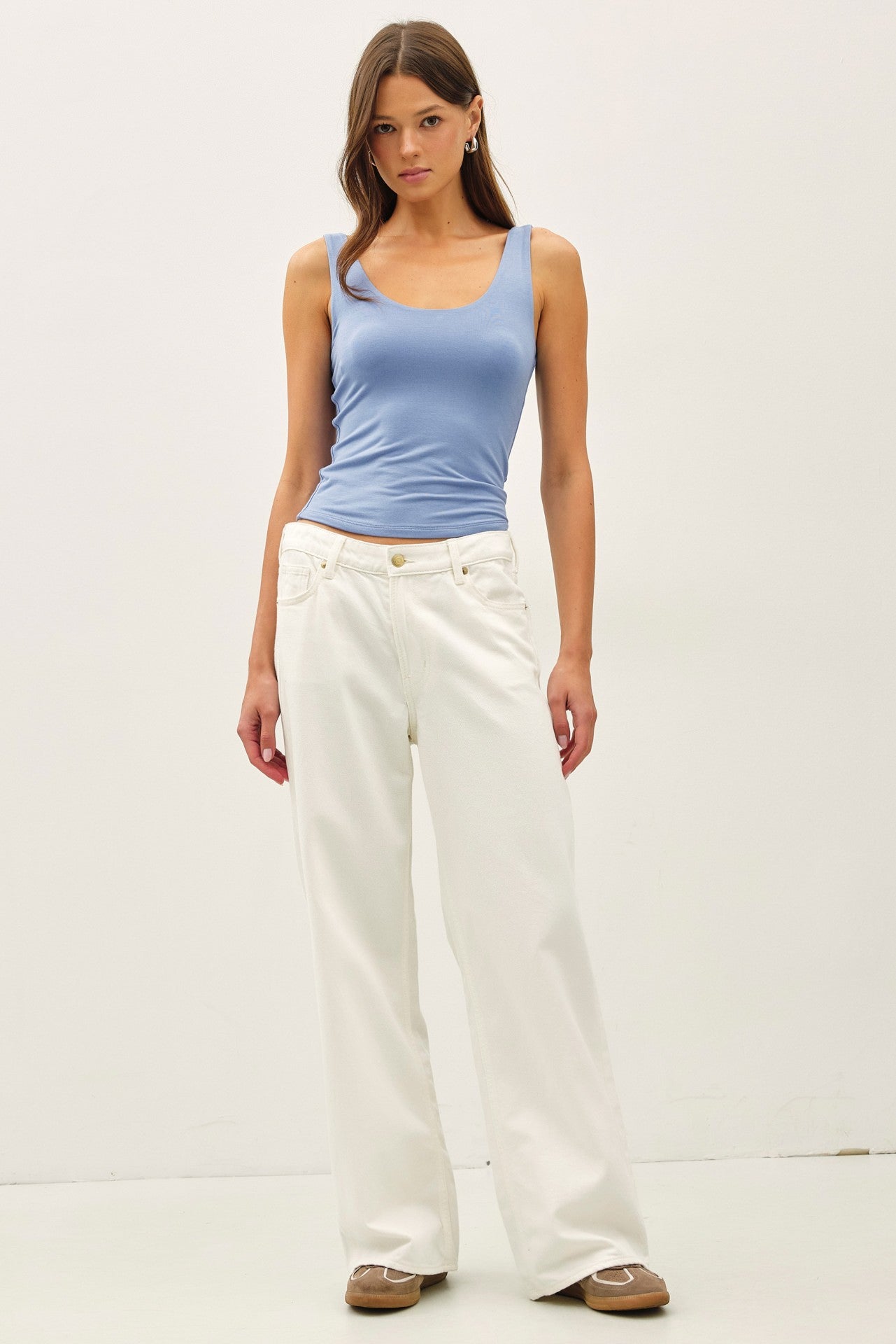 Ultra Soft Scoop Neck Tank Top