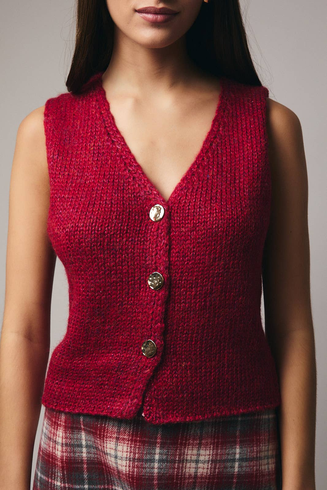 Hadley Lurex Sweater Vest