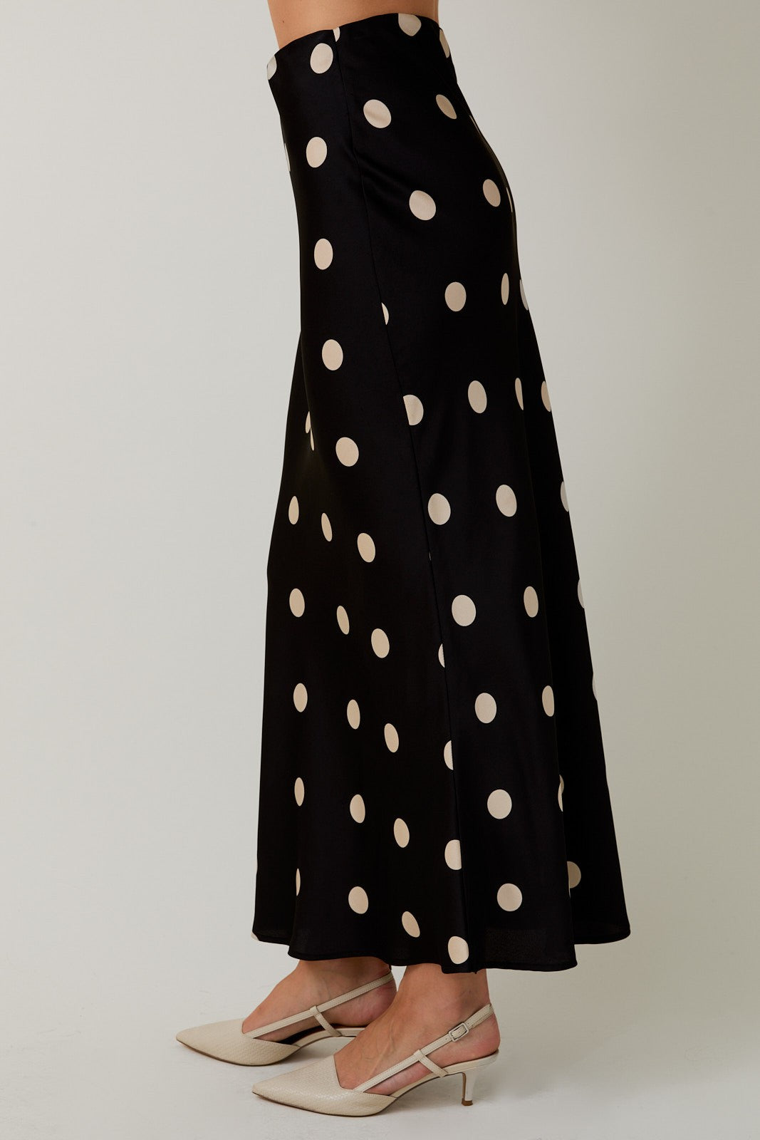 Seraphina Polka Dot Maxi Skirt