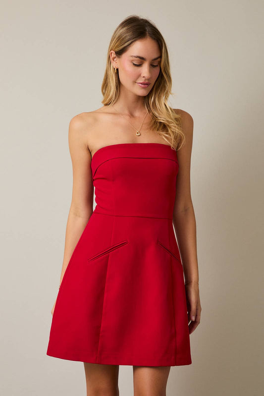 Holly Strapless Mini Dress