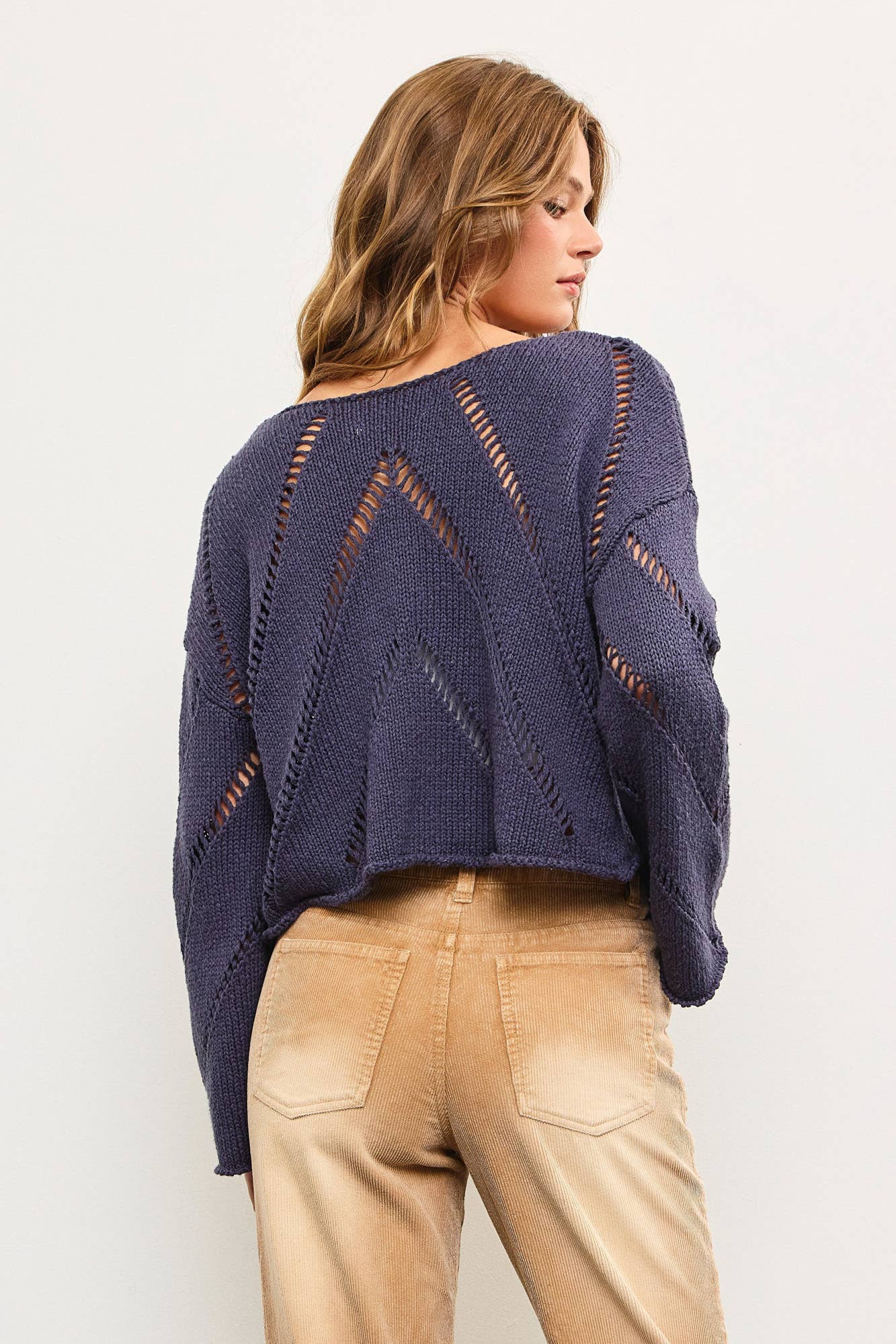 Ember Open Weave Knit Sweater