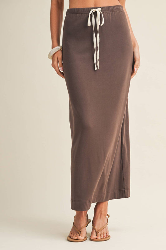 Eve Knit Jersey Maxi Skirt