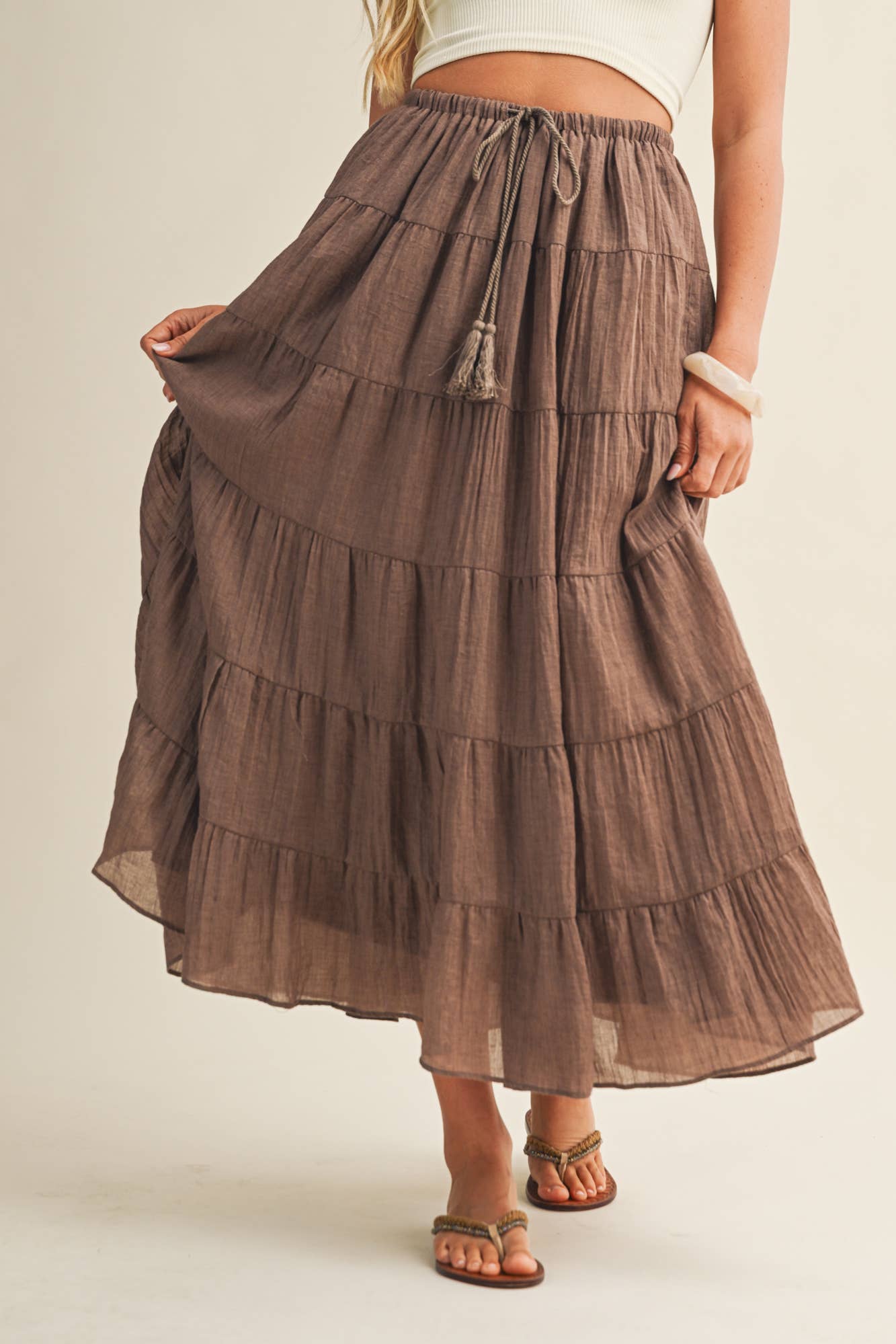 Carina Tiered Maxi Skirt