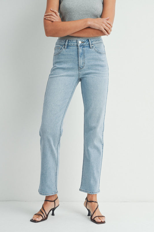 JBD Light Clean Stretch Straight Jeans