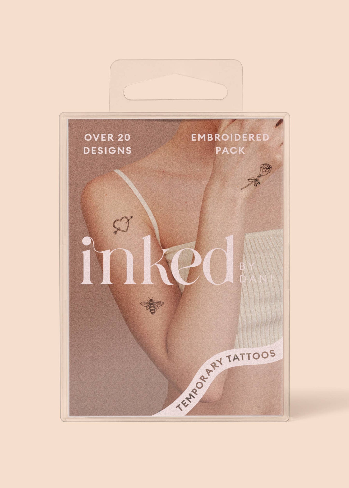 Embroidered Temporary Tattoo Pack