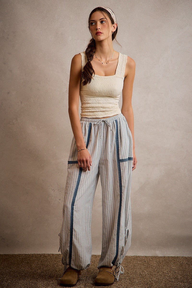 Delaney Stripe Lightweight Pants
