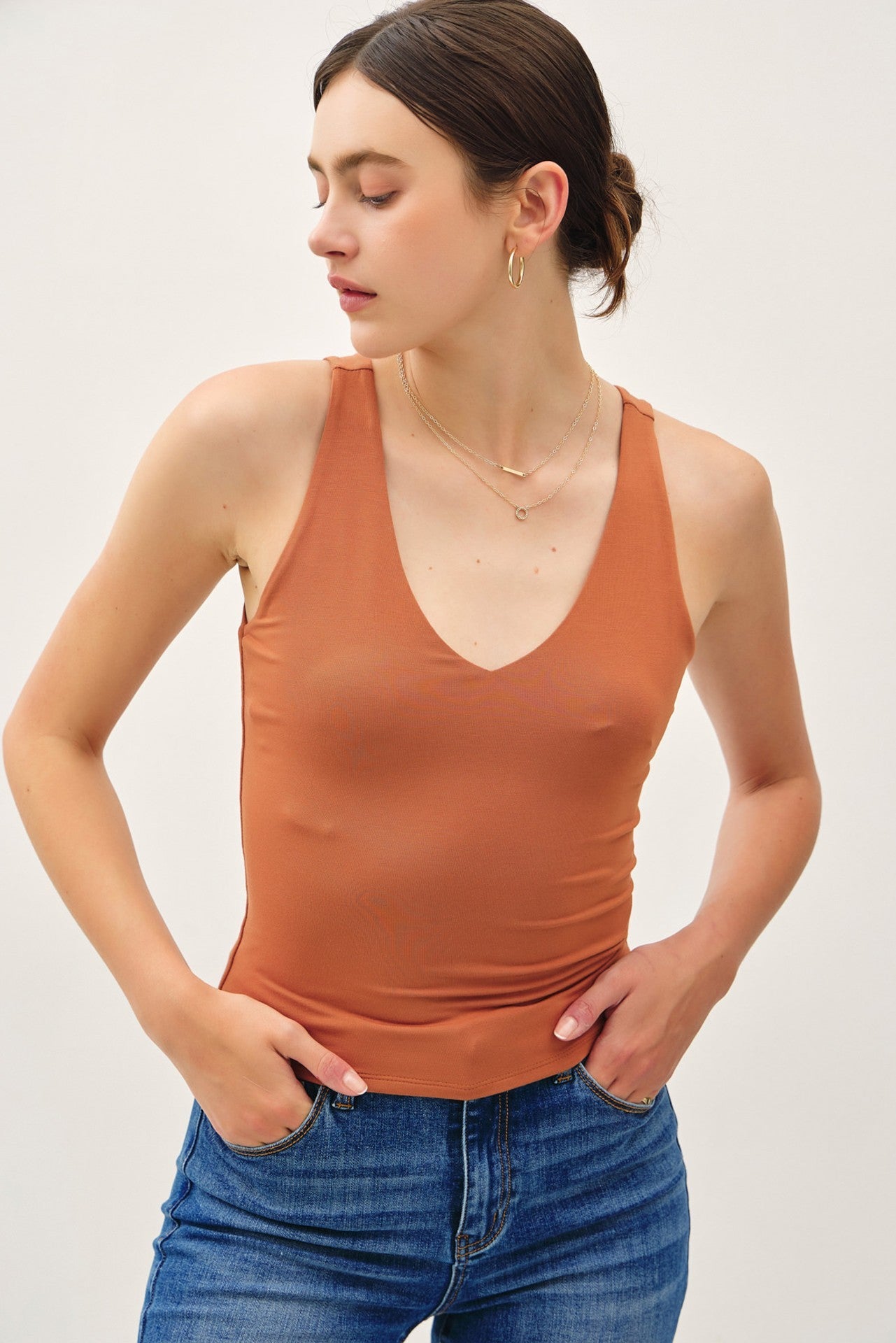 Ultra Soft V-Neck Tank