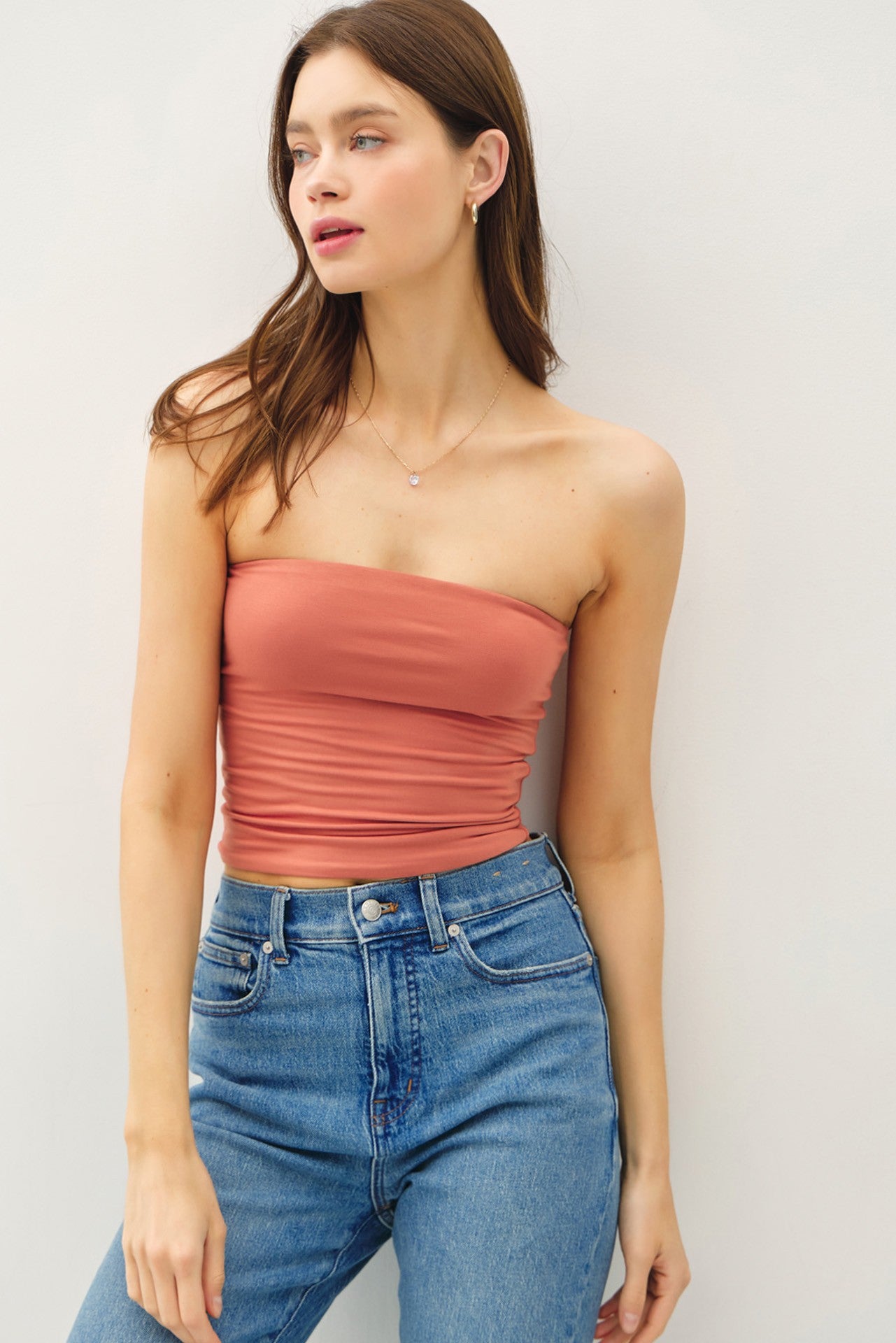 Brooke Ultra Soft Stretch Tube Top
