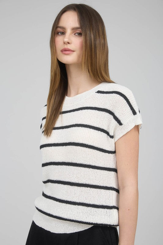 Avery Stripe Knit Top